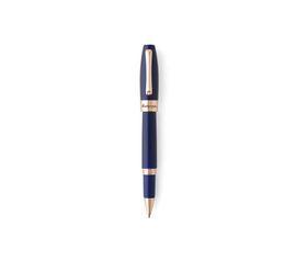 Fortuna Blue Rollerball Pen, Rose Gold pl.