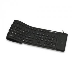 Tastatura Flexibila Manhattan USB Neagra