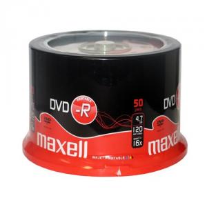 Cake 50 DVD-R Printabil Full Surface Maxell 16X