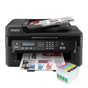 Imprimanta Epson WorkForce WF-2520NF cu cartuse reincarcabile preinstalate