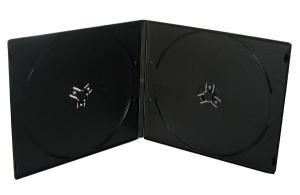 Set 10 carcase duble personalizabile PP  DVD  4 mm