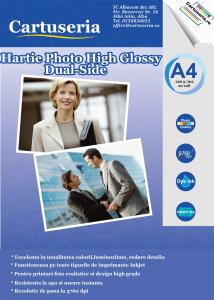 Hartie FOTO High Glossy printabila fata-verso 220g A4