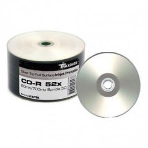 Set 50 CD-R Traxdata printabile Silver Full Surface