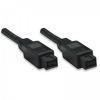 Firewire 800 device cable 9-pin to
