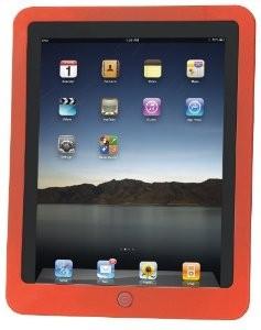 Husa Manhattan iPad Slip-Fit Design Gravat Laser Rosu Albastru