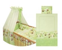 SET LENJERIE PAT Lily- 60/120cm( 8 piese)-  DuckLings  Green