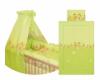 Set lenjerie pat lily- 60/120cm( 8 piese)- bees green