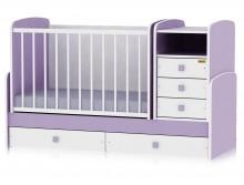 MOBILIER LEMN - saltele incluse -MAXI Violet -70/160