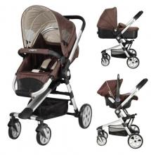 CARUCIOR CABINO PRAM 3 IN 1 - BROWN