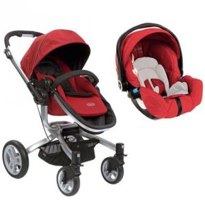 Graco Carucior 2 in 1 Symbio - Chilli Red + Logico S HP