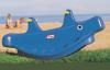 Little tikes balansoar balena albastru cod 4879- 2 -