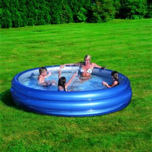 Bestway Piscina Gonflabila Big Metallic Cu 3 Inele 201 x 53 cm