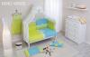 Nino 6bb + 1  - lenjerie patut bebe 60x120 cm - reno green