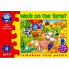 Animale salbatice 4 in cutie - Puzzle Orchard Toys