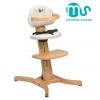 Innovaciones ms - scaun de masa din lemn evole 2 in 1 cu
