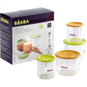 Beaba Set 4 recipiente ermetice pentru hrana B912262