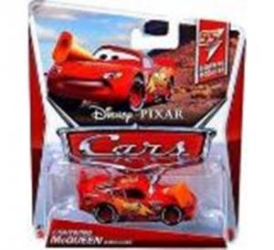 Mattel Masinuta Cars 2 - Lightning McQueen with Cone