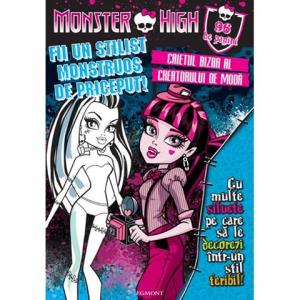 Egmont Monster High - Caietul Bizar al Creatorului de Moda