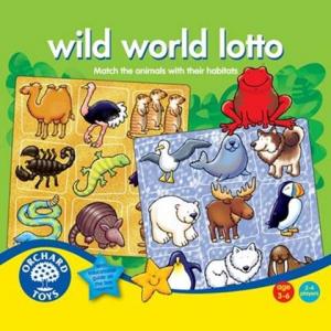 Orchard Toys Animalele salbatice - Wild World Lotto