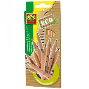 Set Creioane Eco 12 Culori SES