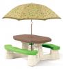 The Step2 Company Masa picnic  cu umbrela pentru 6 copii BRIGHT