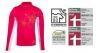 FSA Tricou copii cu maneca lunga Roto Red, UPF 80