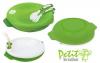 Petit terraillon - farfurie termica 2 in 1 si set tacamuri green