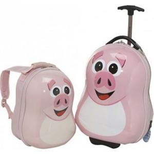 Valiza troler si ghiozdan Pookie the Pig - Cuties and Pals
