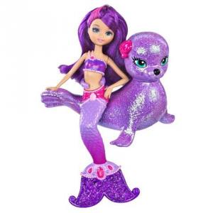 Mattel Papusa Barbie Sirena Mini - cu foca