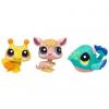 Hasbro littlest pet shop - pachet de 3 figurine 25844