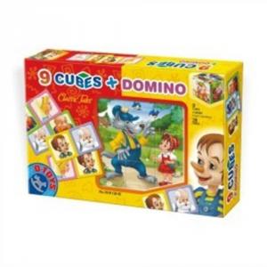 D-TOYS Cuburi carton - Basme + domino