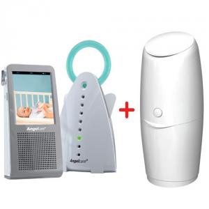 Angelcare Videofon si monitor respiratie + cos captiva CADOU