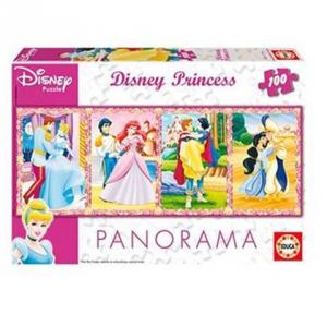 Educa Puzzle Panorama Printesele Disney 100 de piese