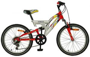 YAKARI Bicicleta copii 20" X200 cu suspensii