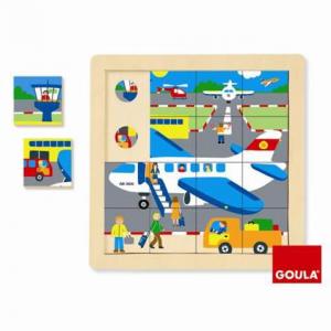 Goula Puzzle - avion si aeroport