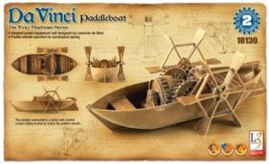 Leonardo Da Vinci Kit constructie Barca cu vasle functionala DaV