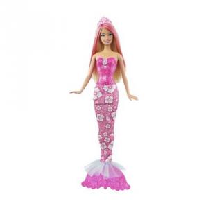 Mattel Papusa Barbie gama sirene - blonda suvite roz