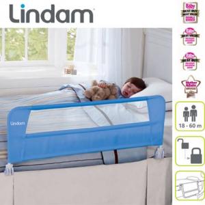 Lindam - Margine de siguranta pat, pliabila Blue