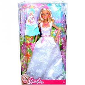 Mattel Papusa Barbie Mireasa cu buchet de flori