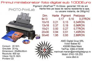 Primul laborator foto digital sub 1000Euro