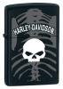 Brichete Zippo Harley Davidson Skull Black Matte