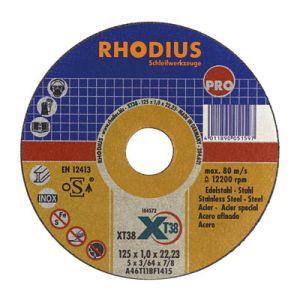 Disc debitat Rhodius XT38 125x1 mm