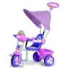 Tricicleta cu maner si copertina baby - roz