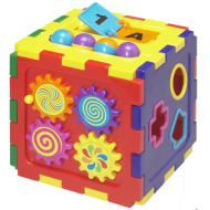 Cub educativ cu forme geometrice