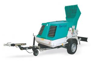 Pompa sapa Imer Mover 190DBR, remorcabila, motor Lombardini, 37 CP, debit 160 L/ciclu, greutate 1220 kg cu paleta de incarcare