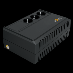 UPS 0,6 kVA nJoy Renton 650, 3 Prize cu Protectie Repornire Automata Line Interactive baterie inclusa monofazat, cu AVR