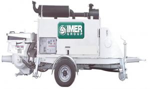 Pompe beton THP 110D, Tip Motor Deutz, Putere motor 141 Kw, Debit 68 mc/ora, Greutate 5600 kg