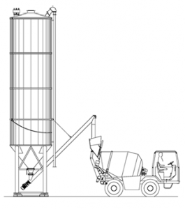 Silozulrile verticale - Silmatic 15 , Capacitate 15, Greutate proprie 2000 kg, Inaltime de descarcare 4,2 m