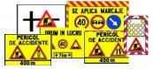 Indicatoare rutiere pentru semnalizare lucrari