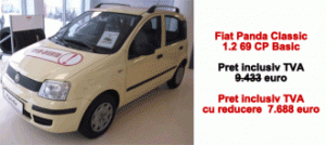 Fiat Panda Classic 1.2 69 CP Basic -  7.688 euro cu tva